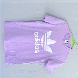 Like purple adidas t-shirt